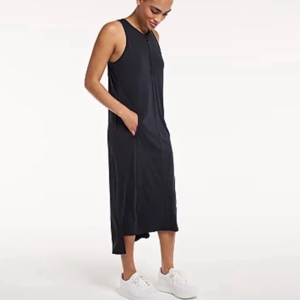 FLX Commuter Zip Front Dress with Pockets Black womans size 1X - Picture 9 of 9